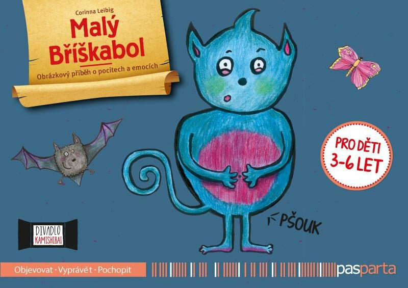 Kniha Malý Bříškabol - Obrázkový příběh o pocitech a emocích