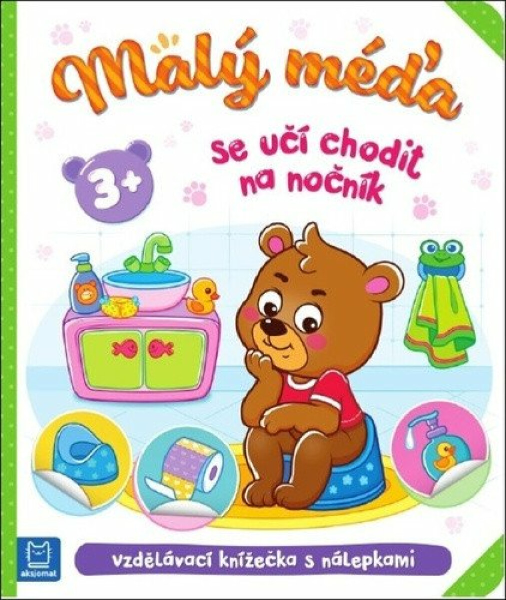 Kniha Malý méďa se učí chodit na nočník