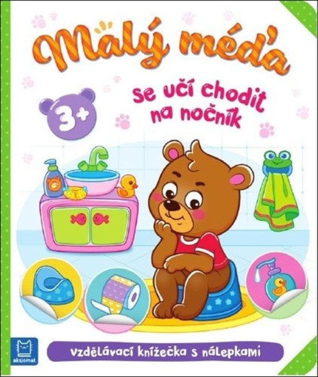 Kniha Malý méďa se učí chodit na nočník