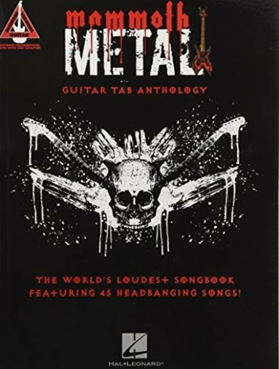 Kniha Mammoth Metal Guitar Tab Anthology