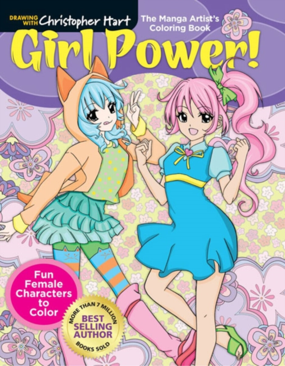Kniha Manga Artist's Coloring Book: Girl Power!