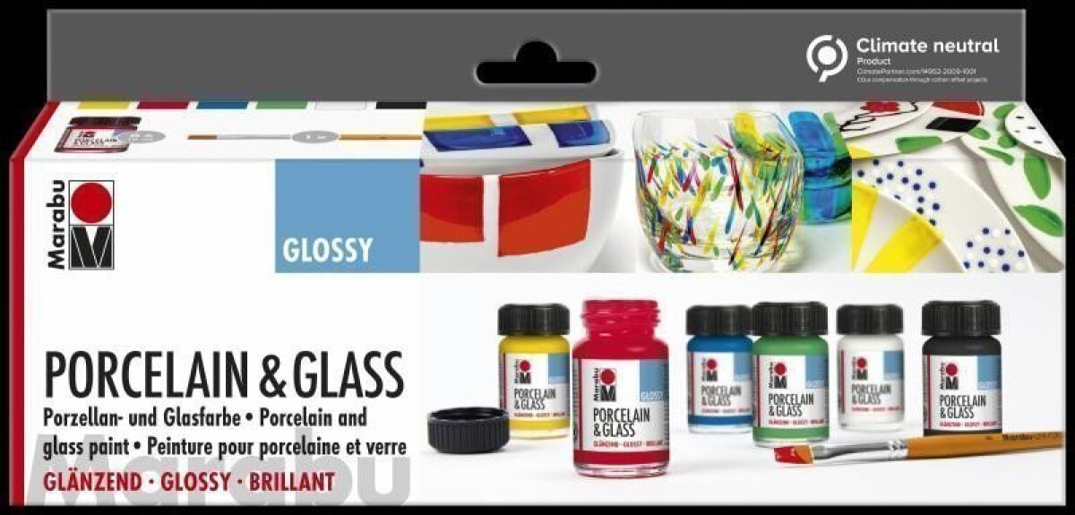 Marabu Porcelain & Glass starter set