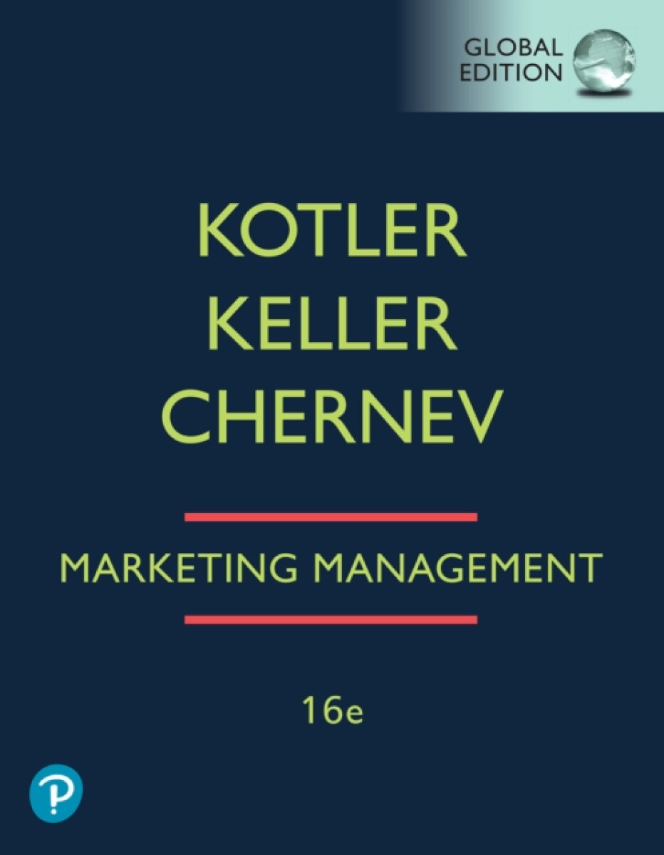 Kniha Marketing Management, Global Edition