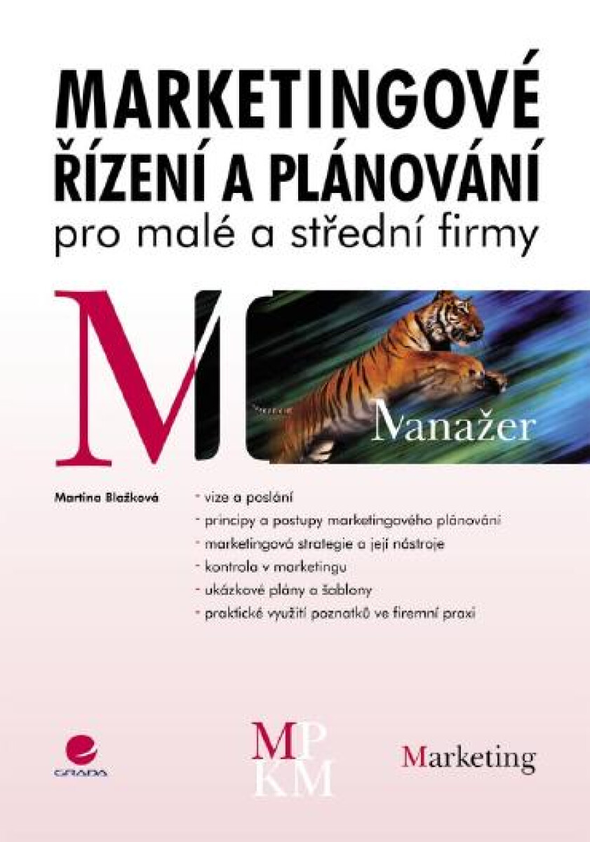 Marketingové řízení a plánování pro malé a střední firmy - Martina Blažková