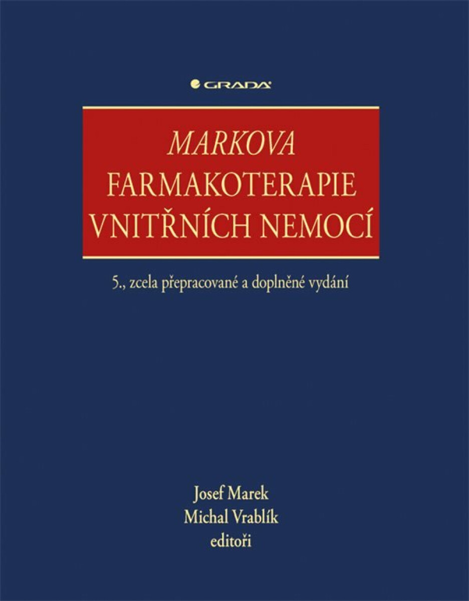 Kniha Markova farmakoterapie vnitřních nemocí