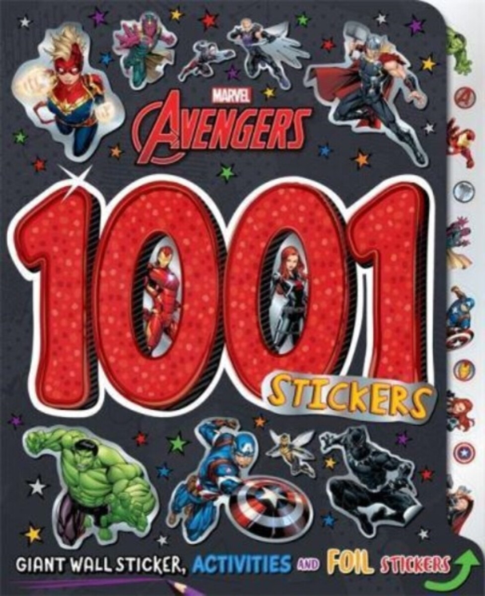 Kniha Marvel Avengers: 1001 Stickers