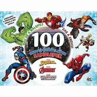 Kniha Bav se a nalepuj zas a znovu! - Marvel