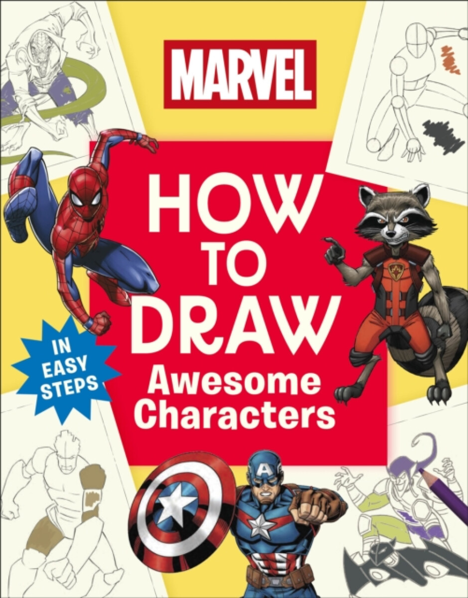 Kniha Marvel How to Draw Awesome Characters