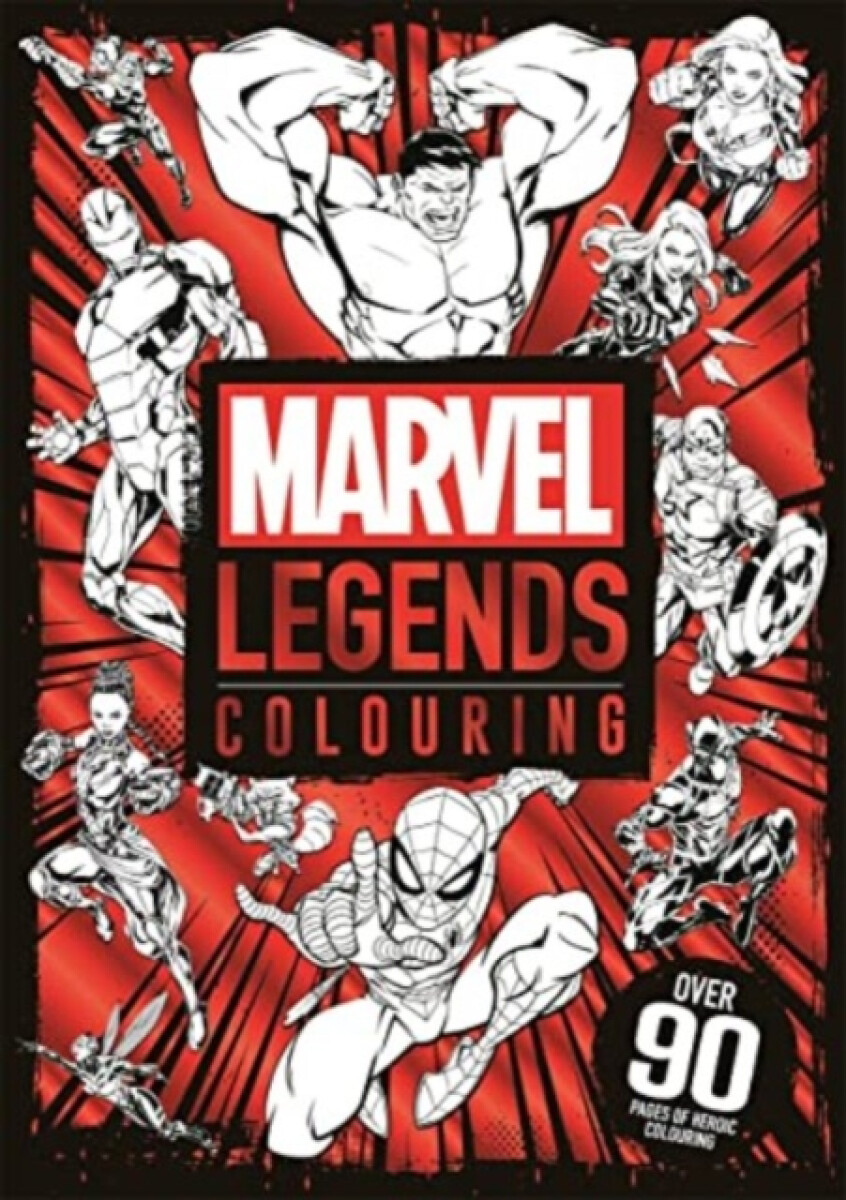 Kniha Marvel Legends Colouring