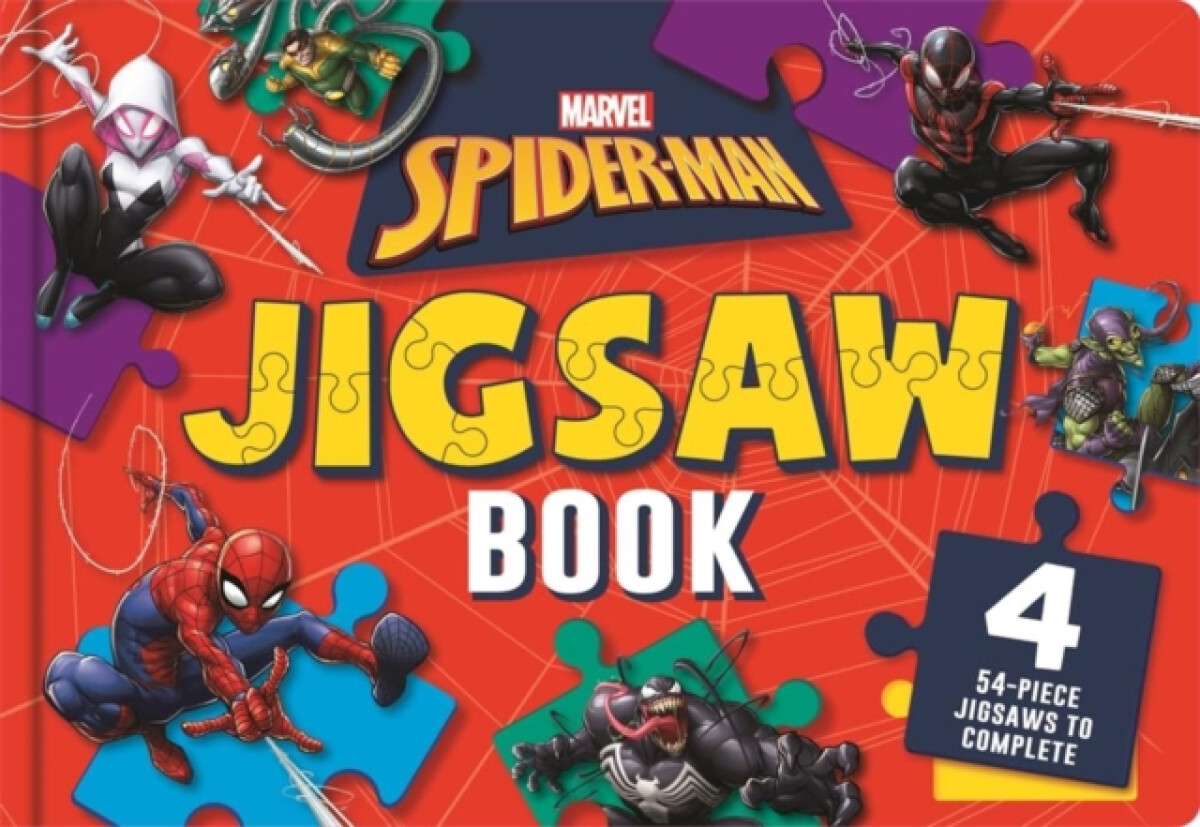 Kniha Marvel Spider-Man: Jigsaw Book