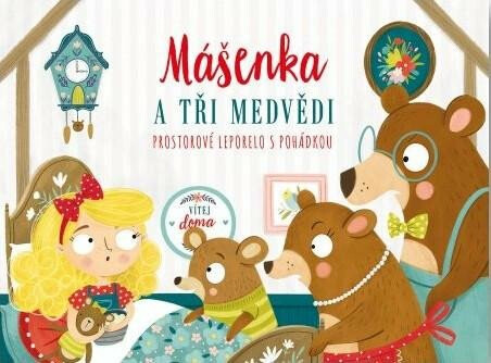 Mášenka a tři medvědi - prostorové leporelo koupíte na Knihydobrovsky.cz
