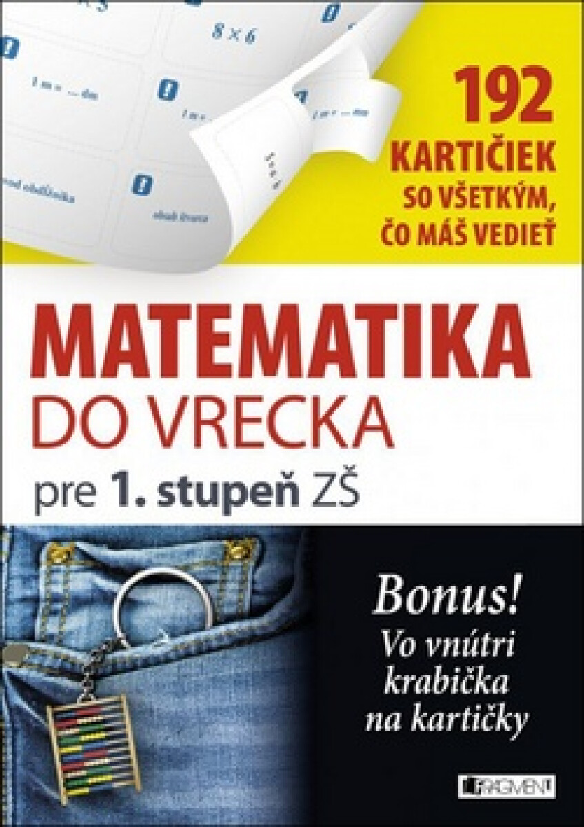 Kniha Matematika do vrecka pre 1. stupeň ZŠ