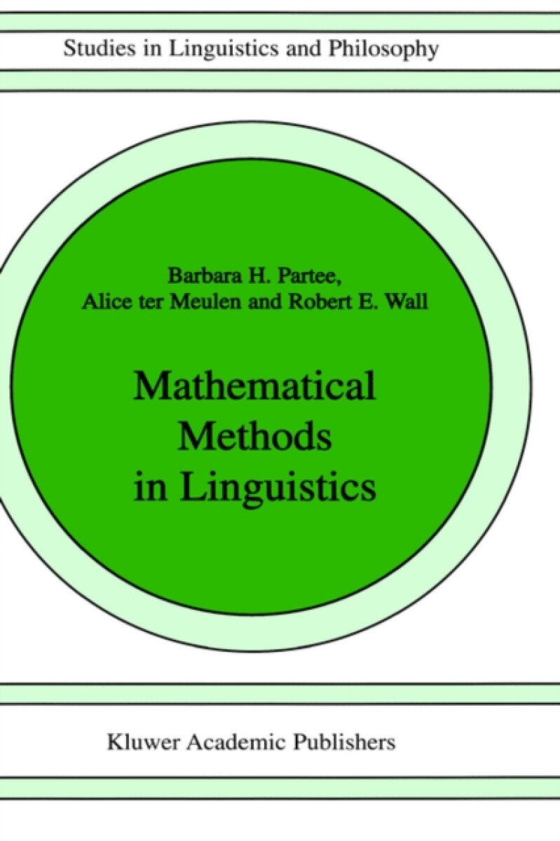 Kniha Mathematical Methods in Linguistics