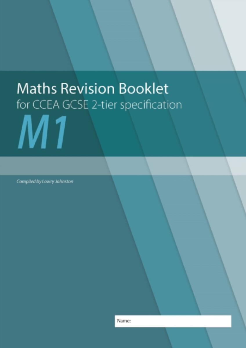 Kniha Maths Revision Booklet M1 for CCEA GCSE 2-tier Specification
