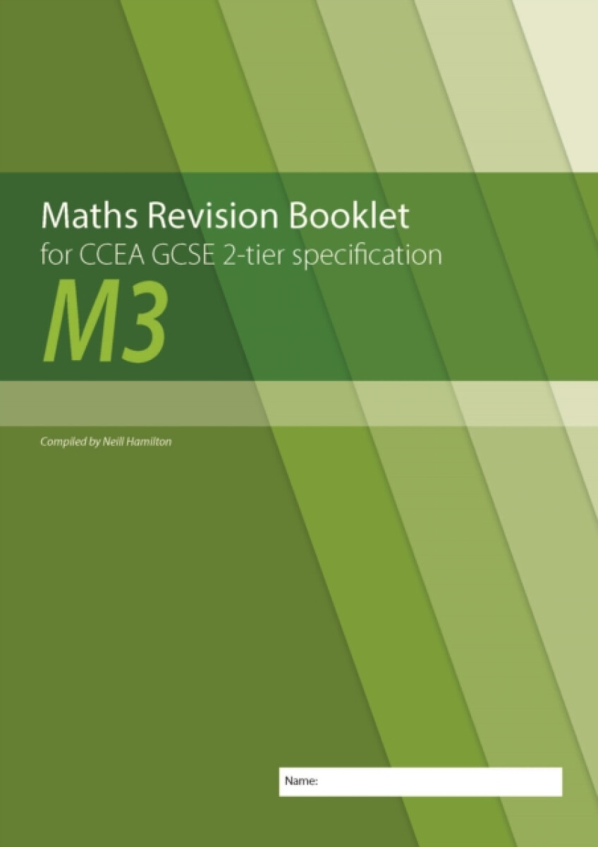Kniha Maths Revision Booklet M3 for CCEA GCSE 2-tier Specification