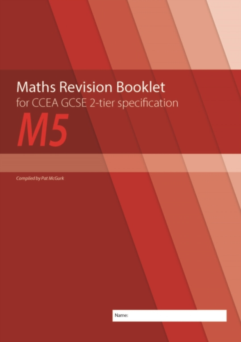 Kniha Maths Revision Booklet M5 for CCEA GCSE 2-tier Specification