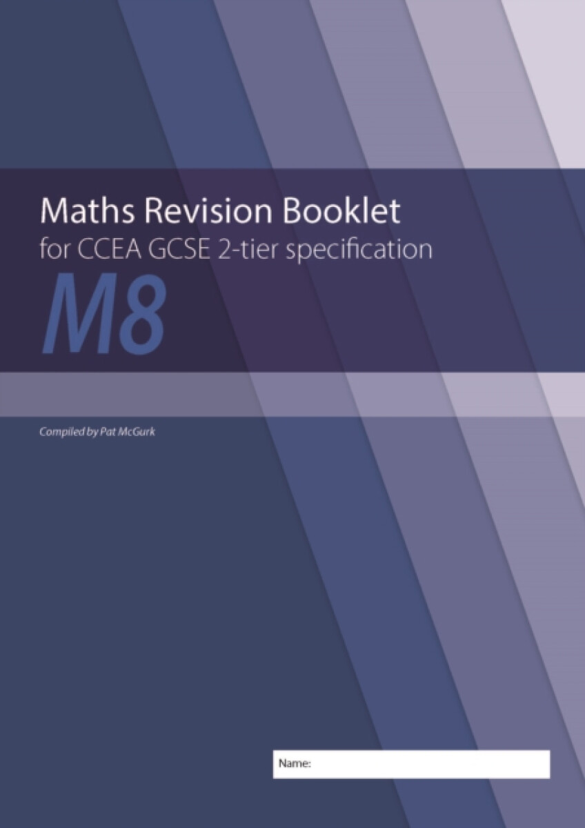 Kniha Maths Revision Booklet M8 for CCEA GCSE 2-tier Specification