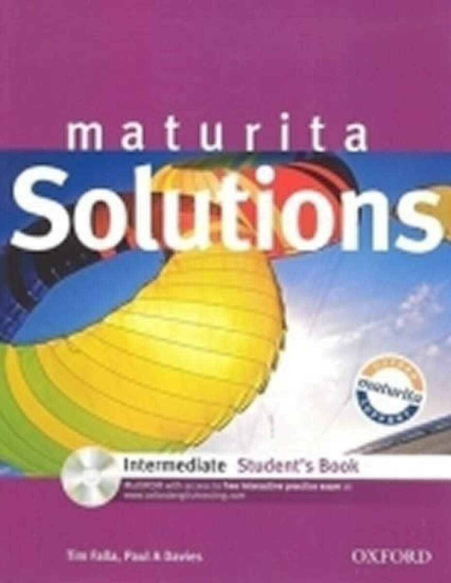 Kniha Maturita Solutions Intermediate Student´s Book with Multi-ROM (CZEch Edition)