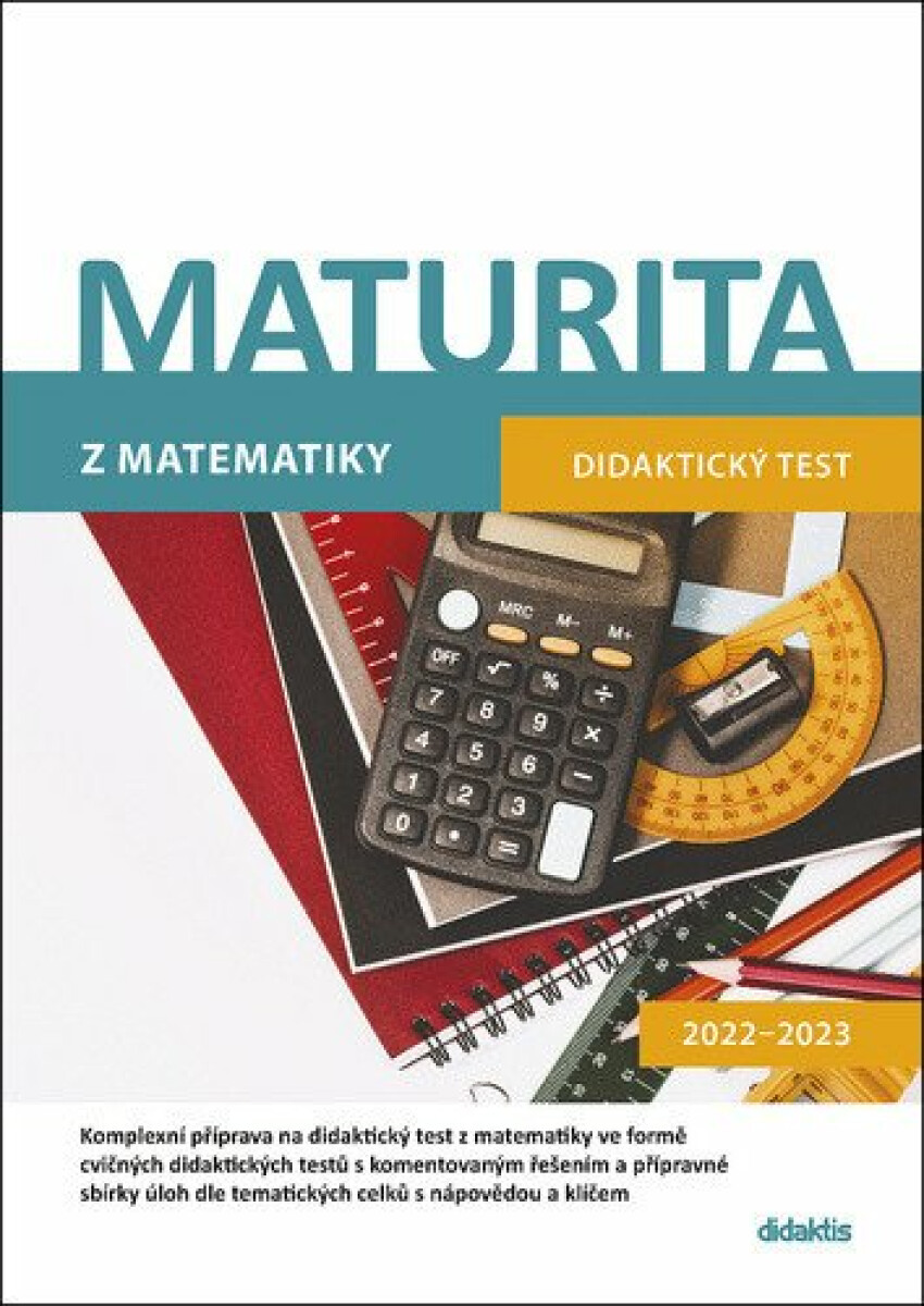 Kniha Maturita z matematiky. Didaktický test 2022–2023