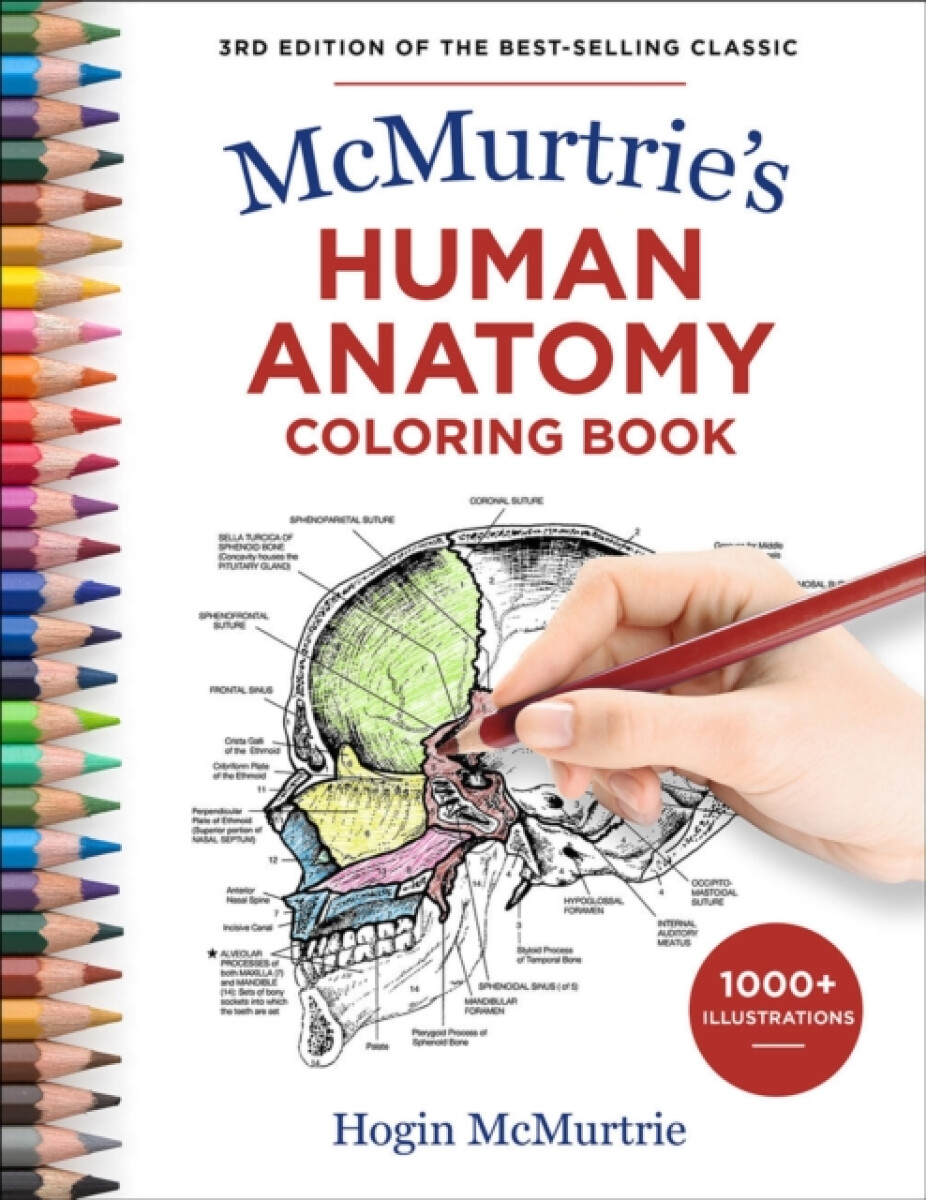 Kniha McMurtrie's Human Anatomy Coloring Book