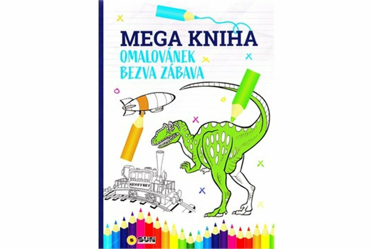 Kniha Mega kniha omalovánek