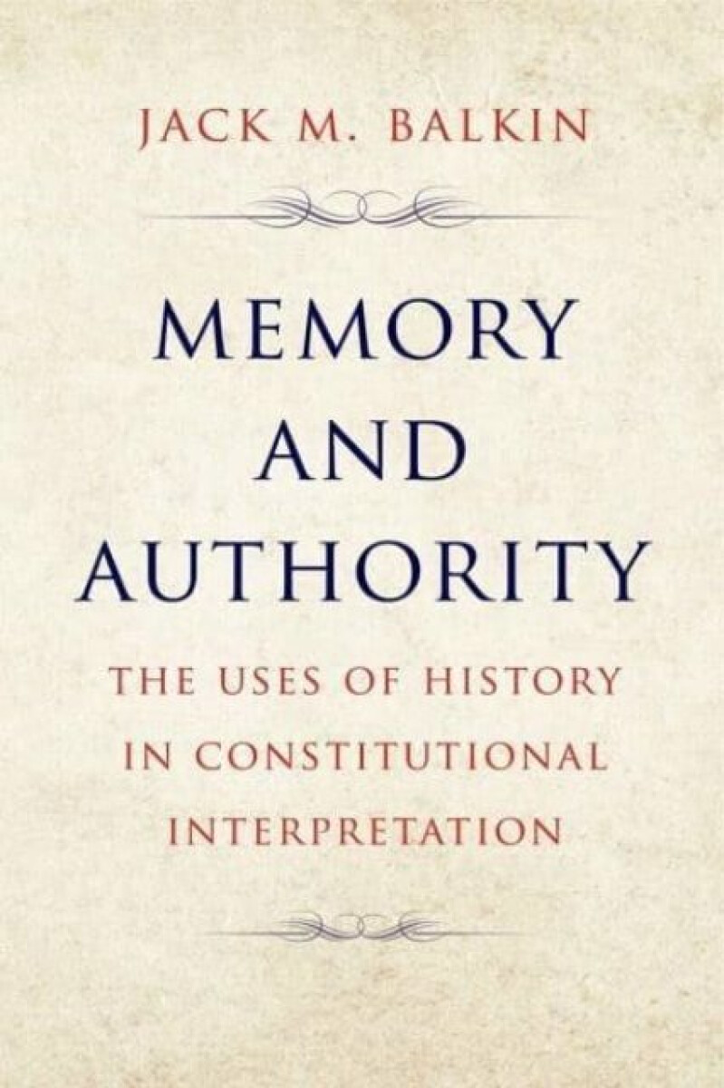 Kniha Memory and Authority