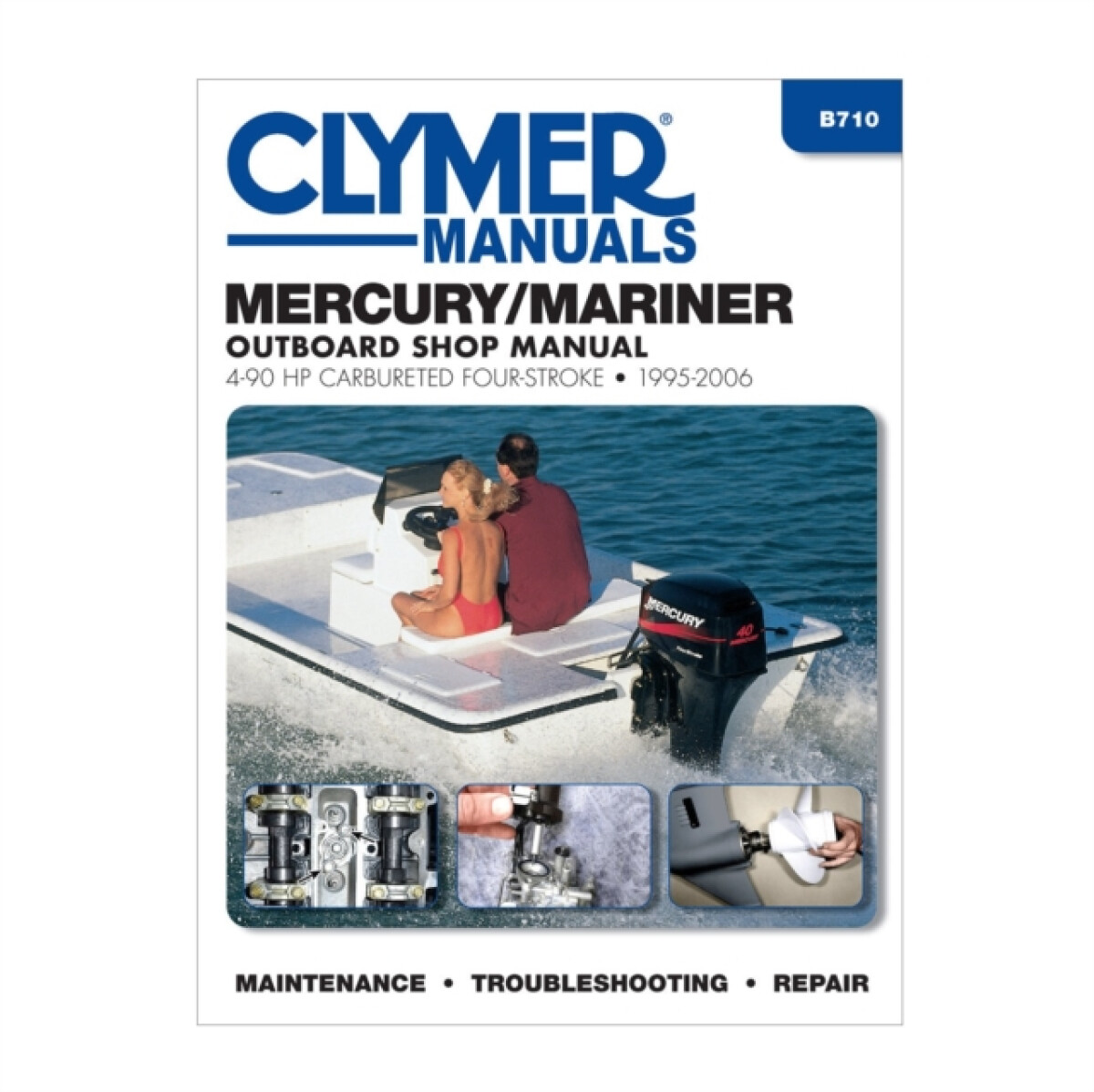 Kniha Mercury/Mariner 4-90Hp Carburetted 4-Stroke 95-06