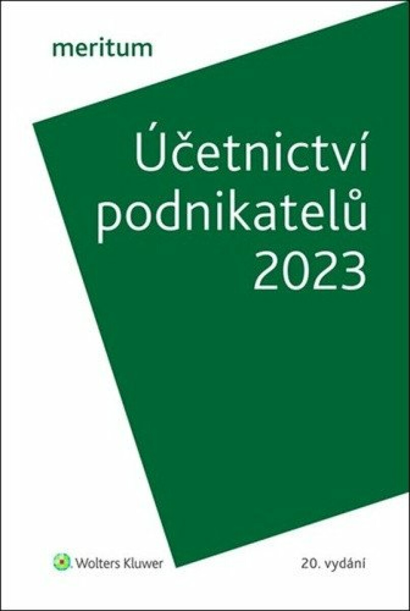 meritum Účetnictví podnikatelů 2023 koupíte na Knihydobrovsky.cz