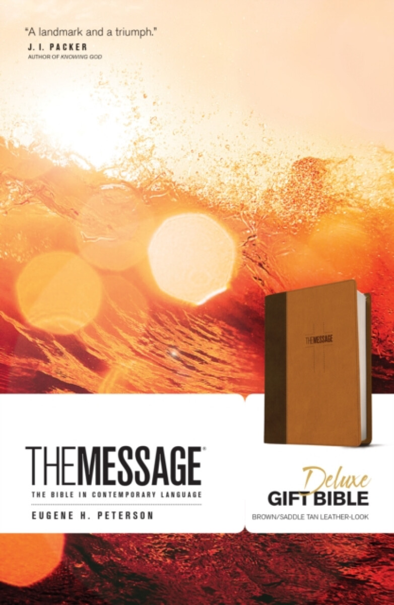 Kniha Message Deluxe Gift Bible, Brown