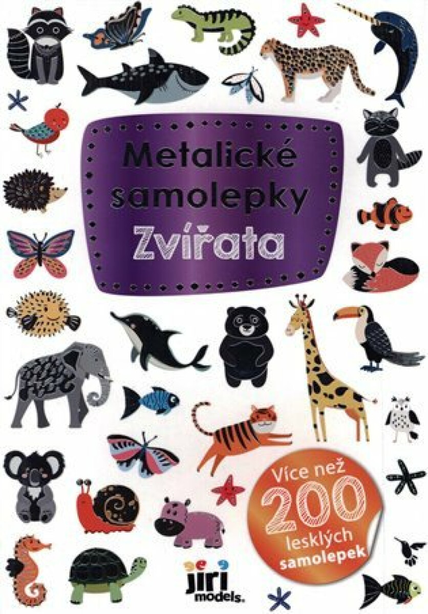 Kniha Metalické samolepky