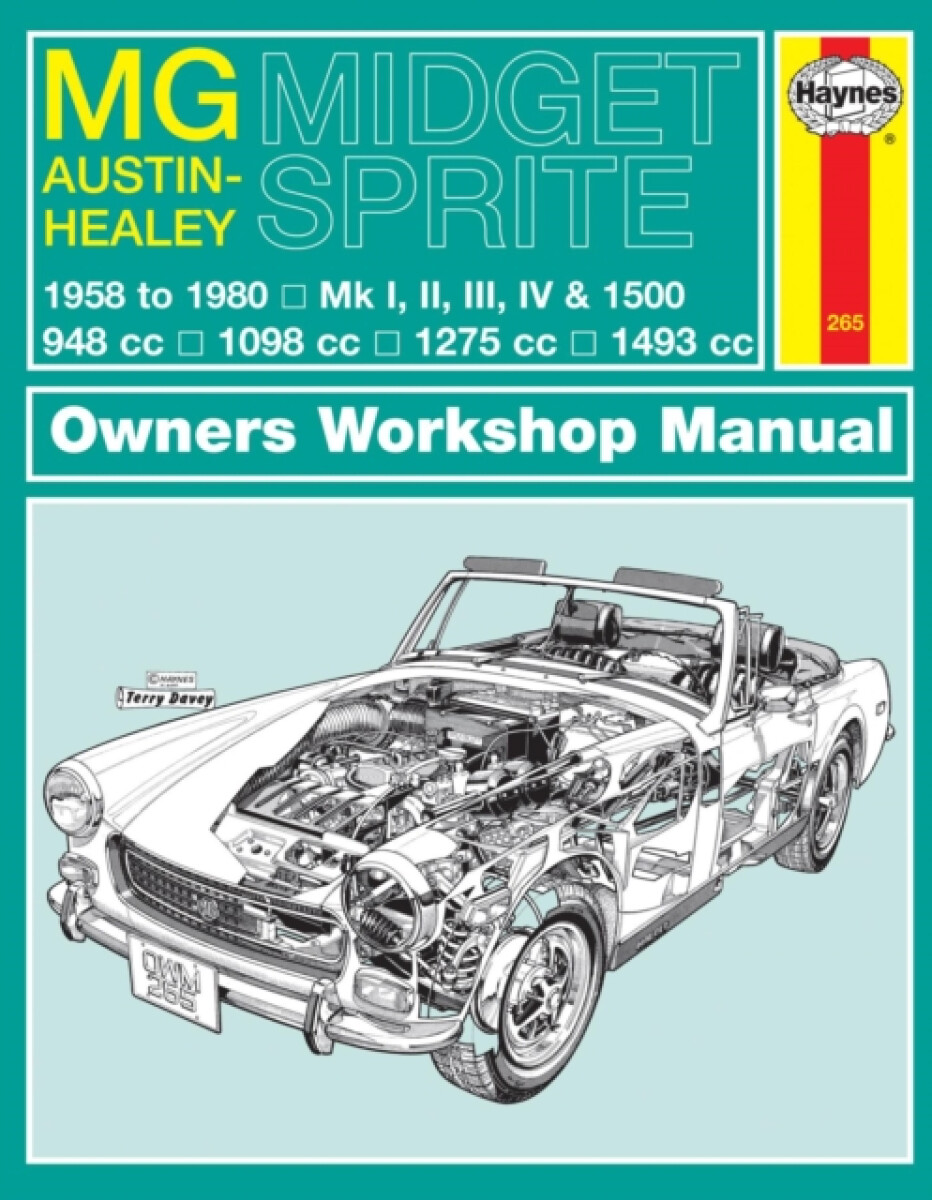 Kniha MG Midget a Austin-Healey Sprite (58 - 80) Haynes Repair Manual