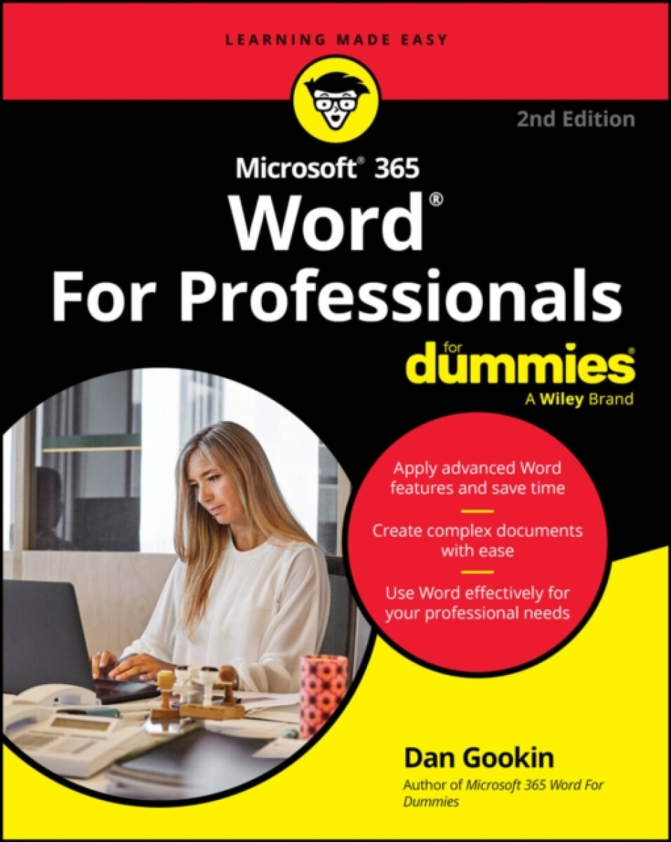 Kniha Microsoft 365 Word For Professionals For Dummies