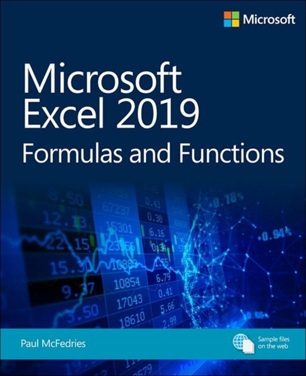 Kniha Microsoft Excel 2019 Formulas and Functions