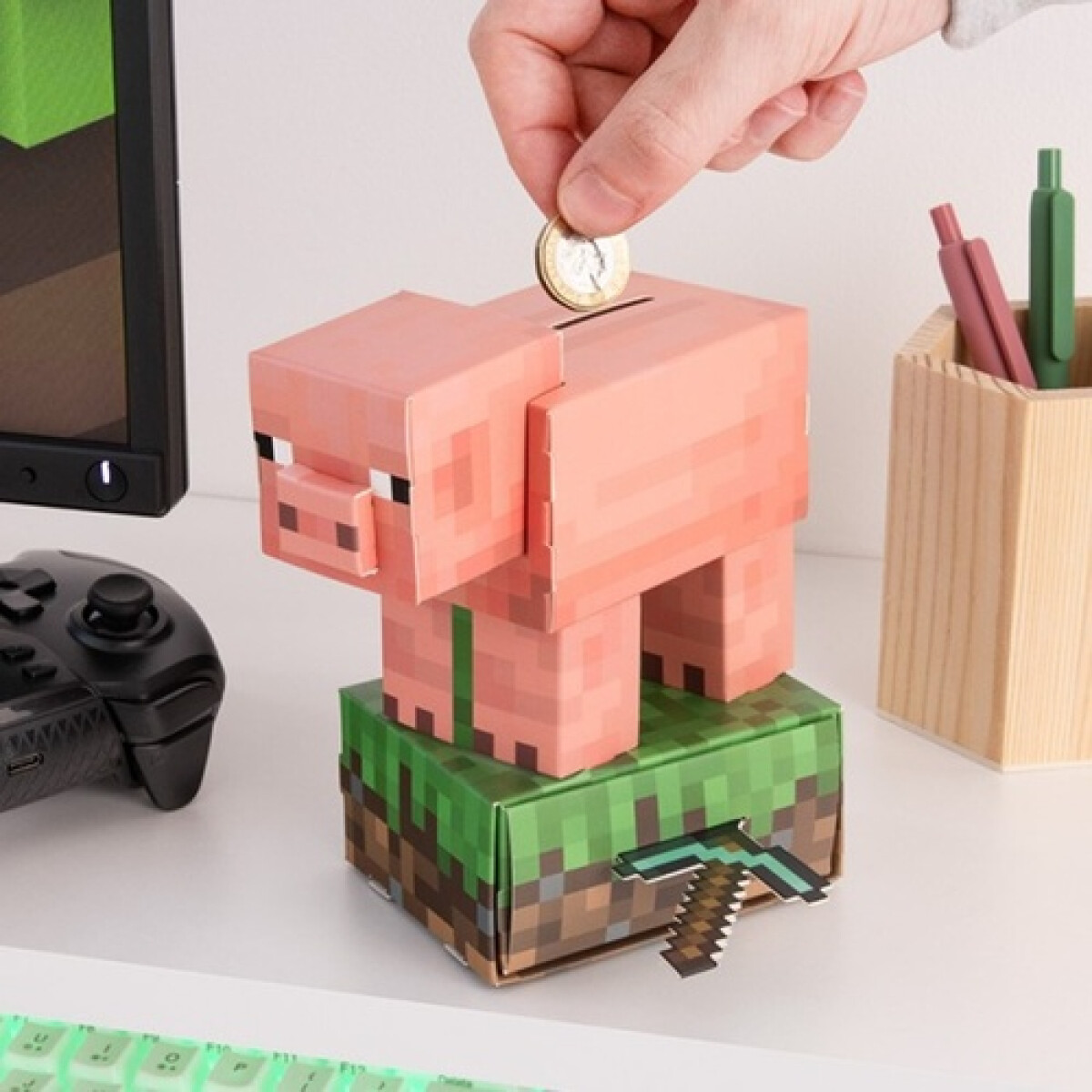 Levně Minecraft kreativní set kasička