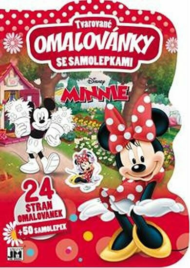 Omalovánky se samolepkami - Minnie