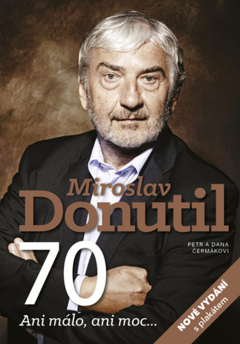 Kniha Miroslav Donutil 70