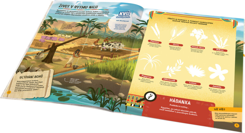 Mise pravěk - Pátrej a lušti se samolepkami (Defekt) - Amstramgram, El Gunto - Obrázek 3