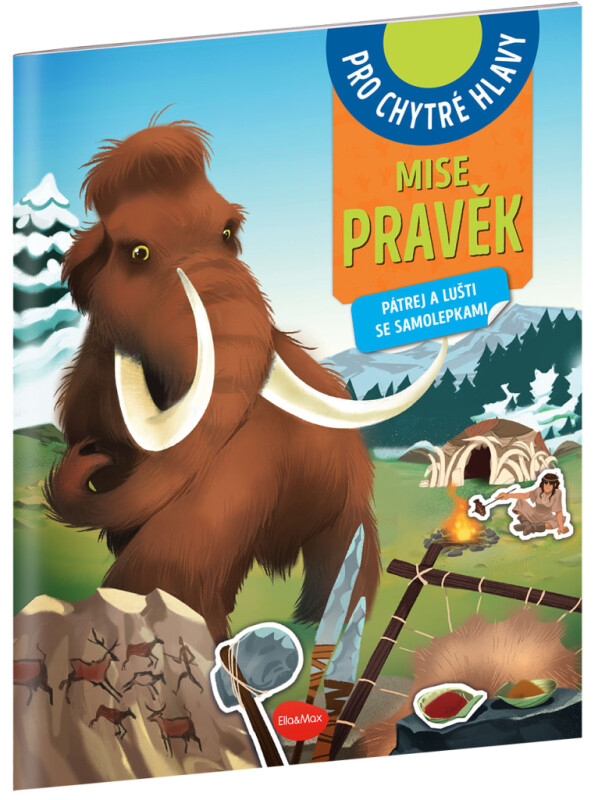 Mise pravěk - Pátrej a lušti se samolepkami (Defekt) - Amstramgram, El Gunto - Obrázek 2