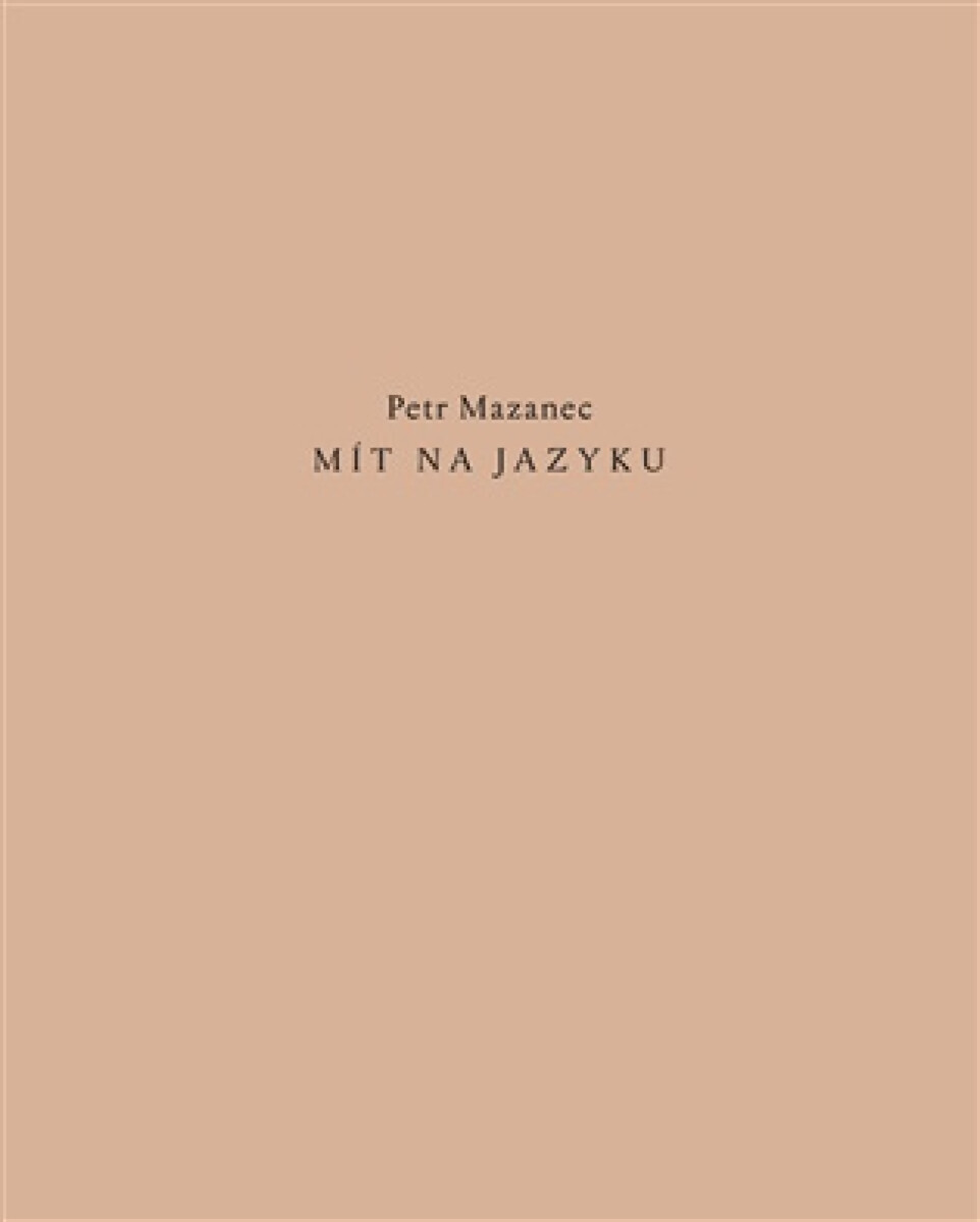Kniha Mít na jazyku