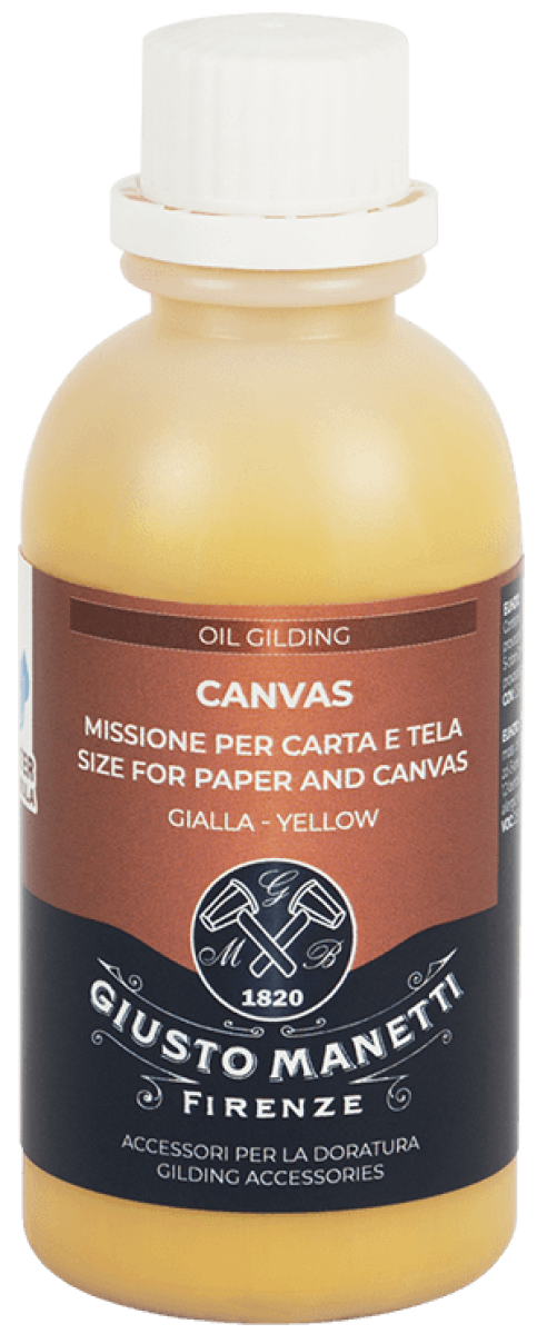 Mixtion na plátno a papír Manetti 125ml – žlutý