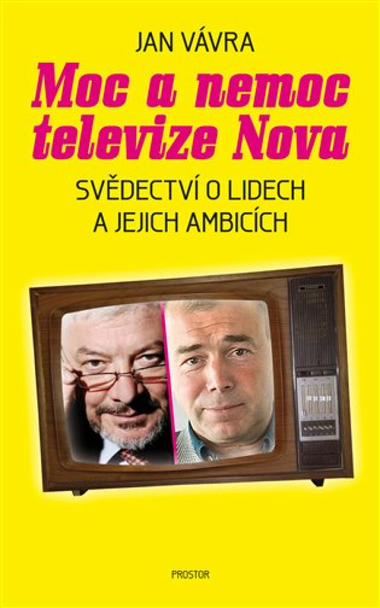 Kniha Moc a nemoc televize Nova