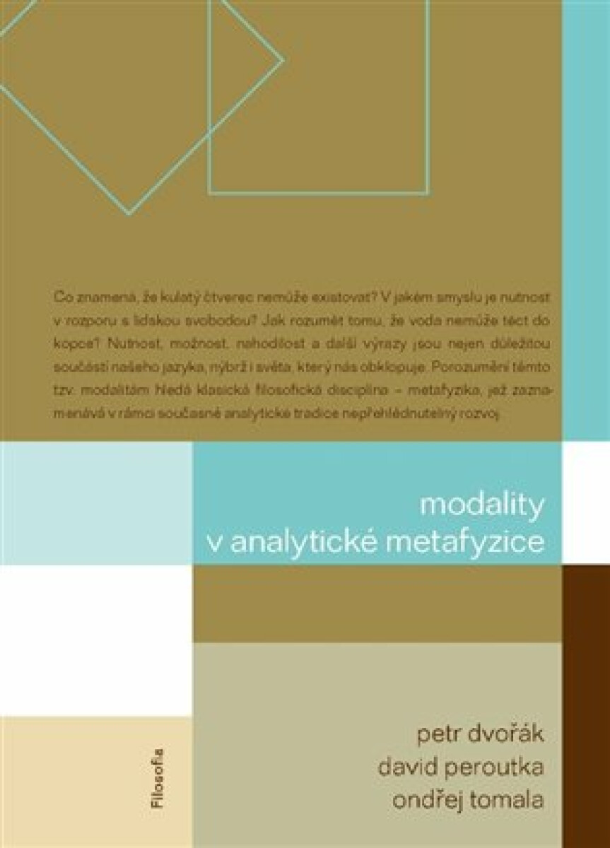 Kniha Modality v analytické metafyzice