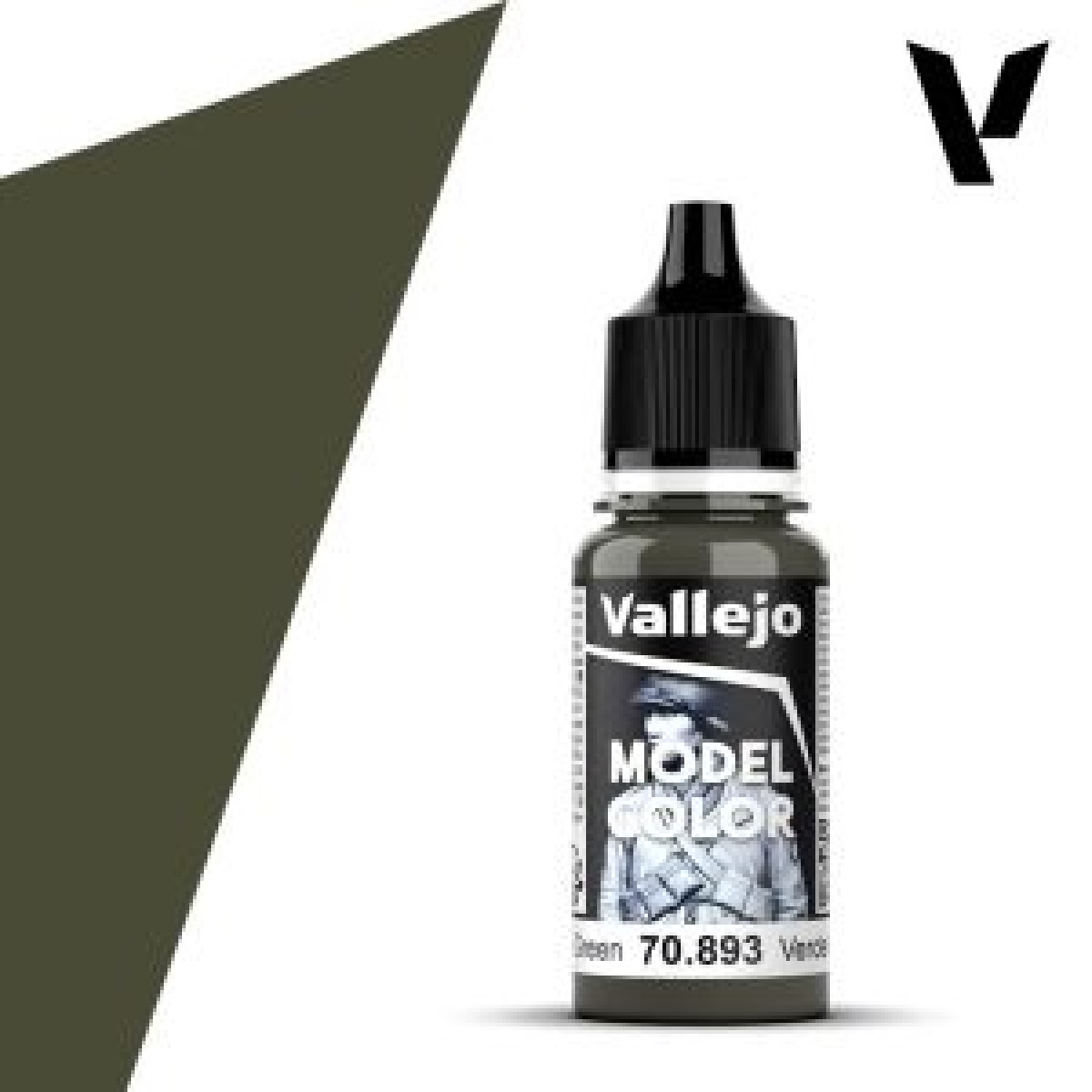 Modelářská barva Vallejo 18ml – 893 US Dark Green