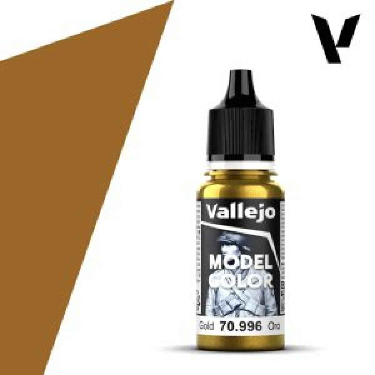 Modelářská barva Vallejo 18ml – 996 Gold (Metallic)