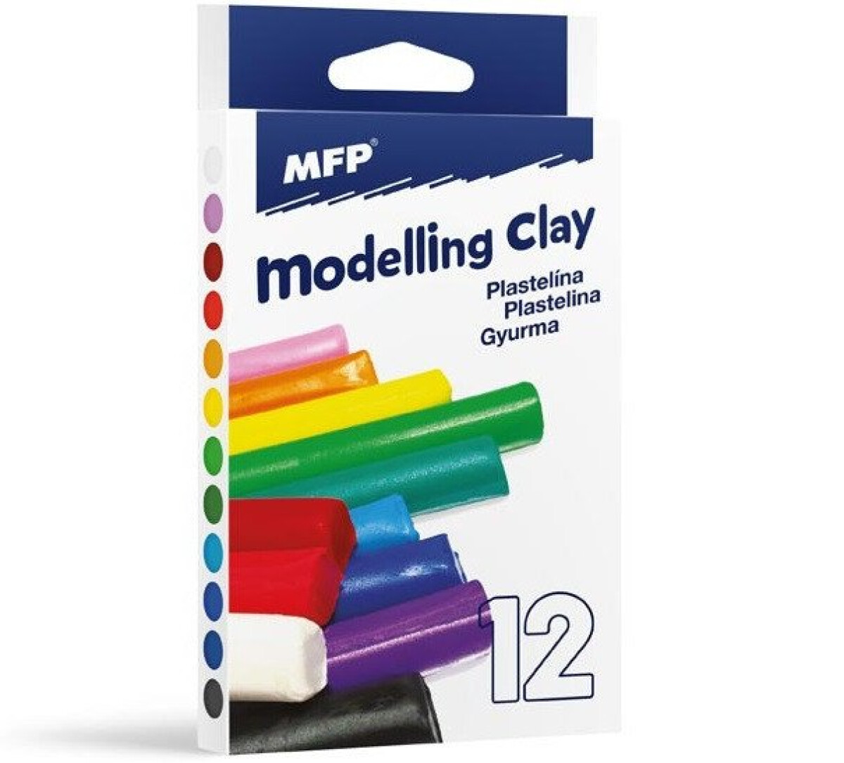 Modelovací hmota 12 ks barev 200g