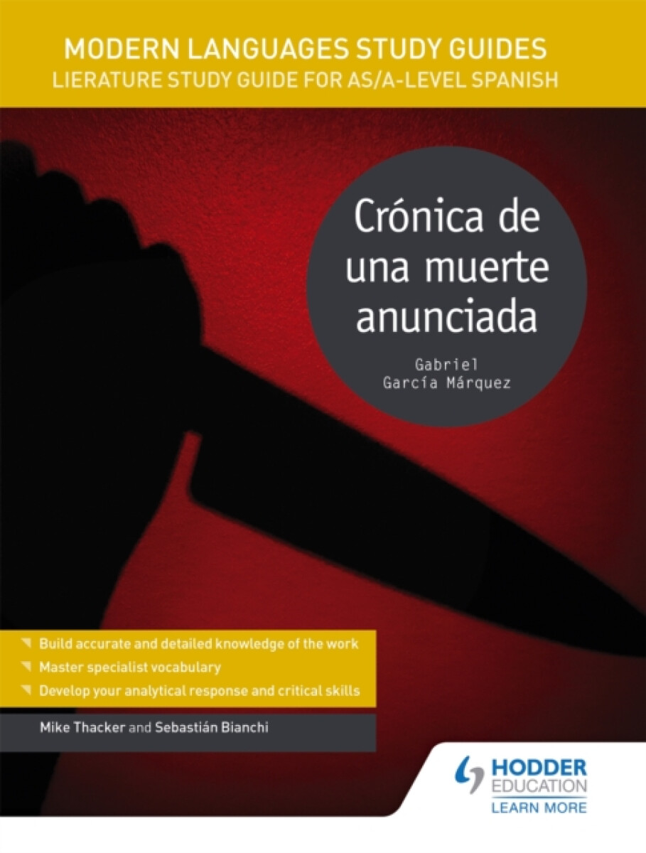 Kniha Modern Languages Study Guides: Cronica de una muerte anunciada