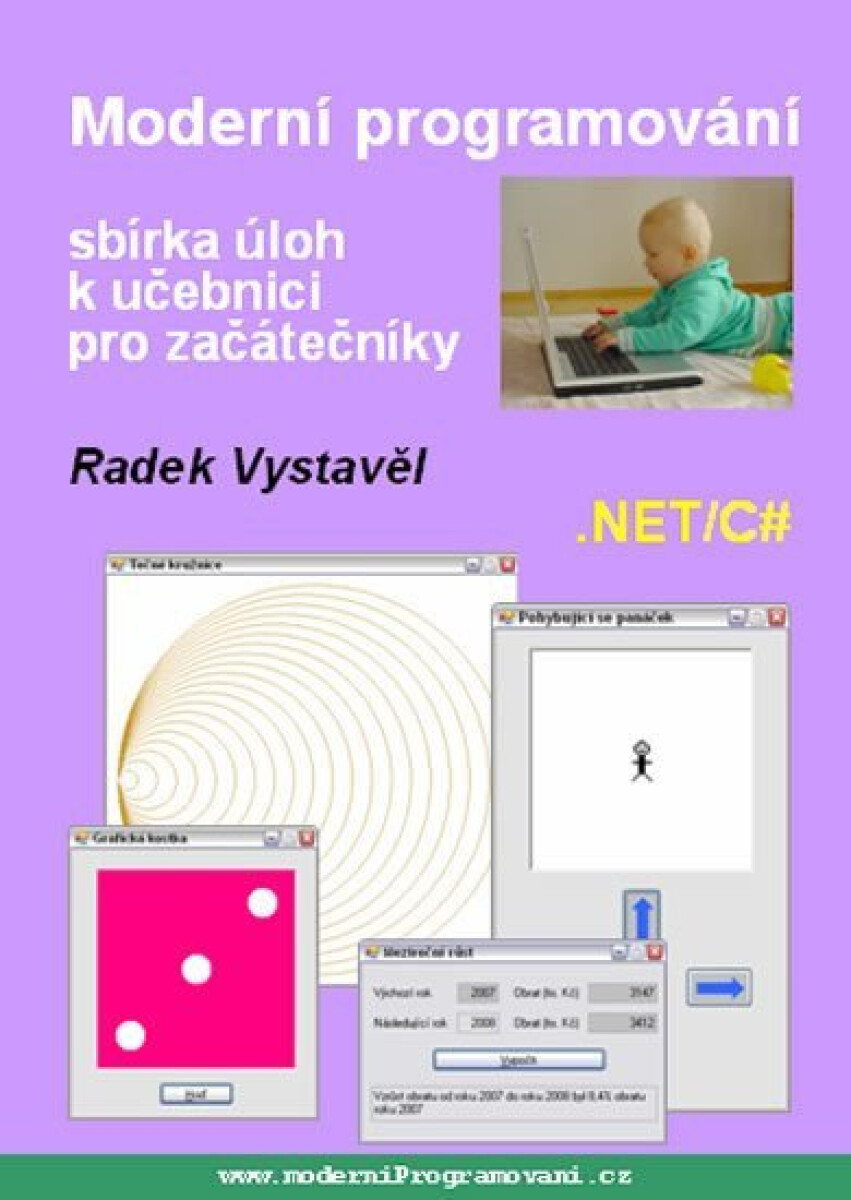 Kniha Moderní programování – sbírka úloh k učebnici pro začátečníky