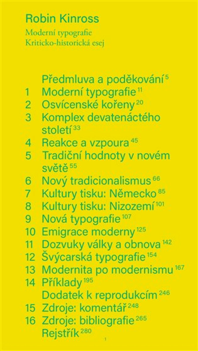 Kniha Moderní typografie