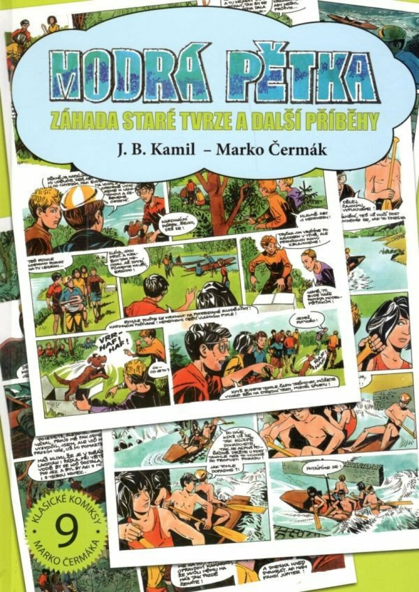 Kniha Modrá pětka - Záhada staré tvrze a další příběhy
