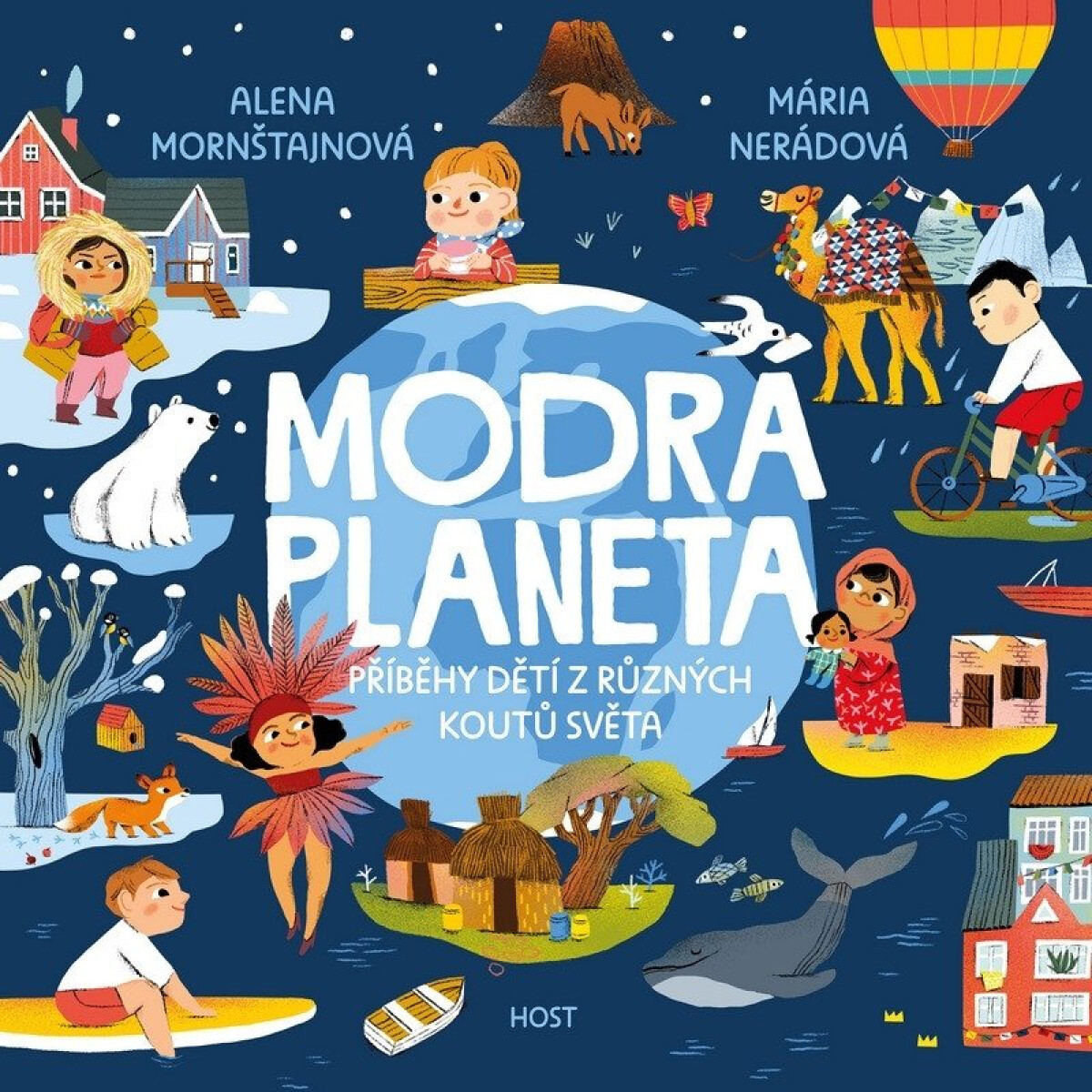 Kniha Modrá planeta - Příběhy dětí z různých koutů světa